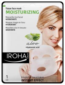 Iroha Gesichtsmaske Aloe Vera, Green Tea & Ginseng 